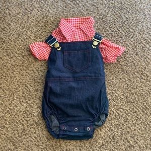 Vintage 2 piece overall set